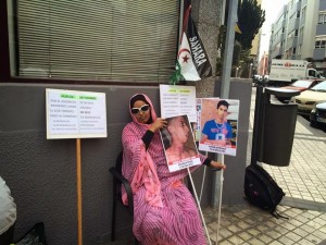 Mujer saharaui en huelga de hambre en Las Palmas